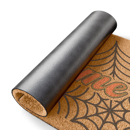 Welcome spider web doormat
