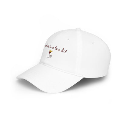 A bride in a Tini Bit baseball cap