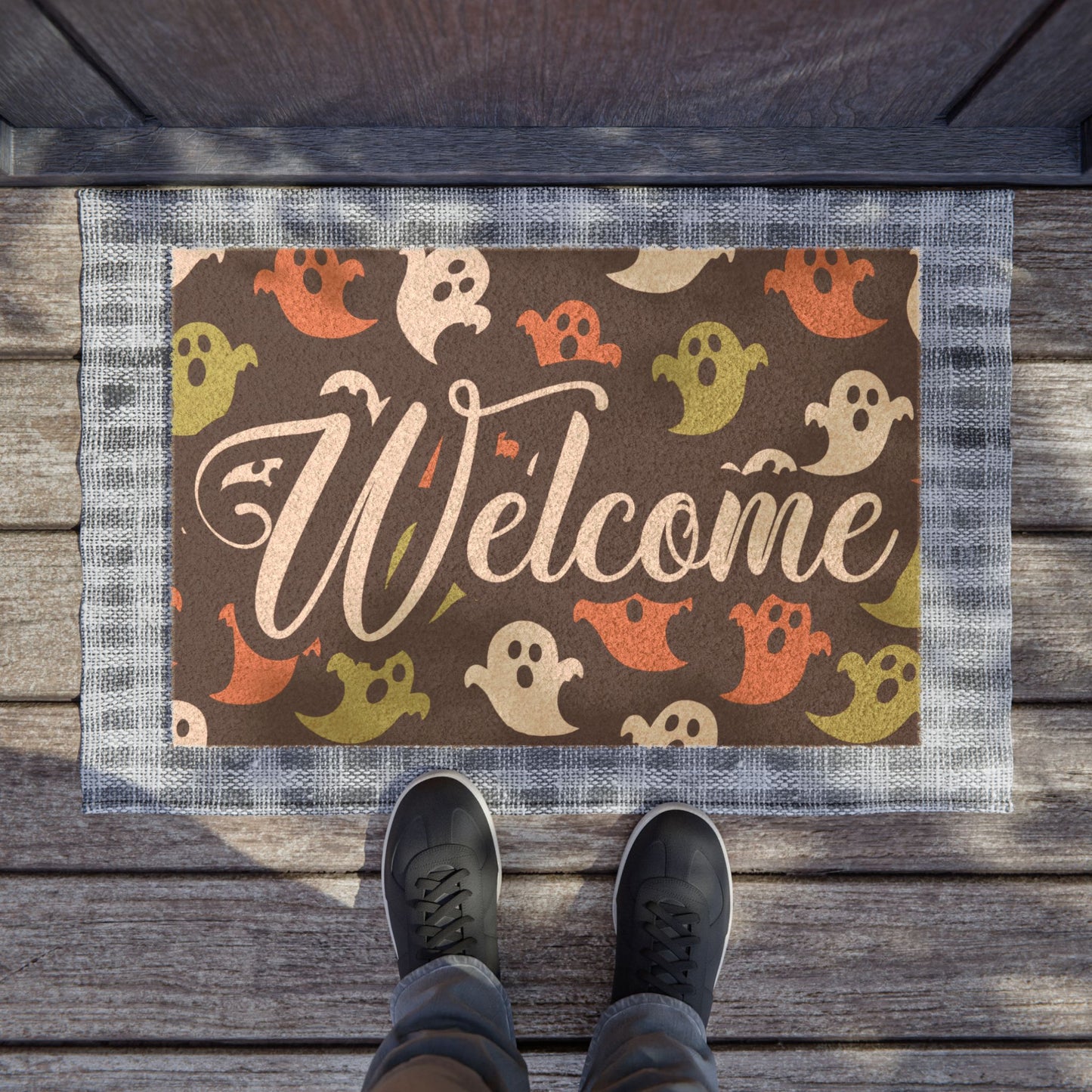 Ghost welcome doormat