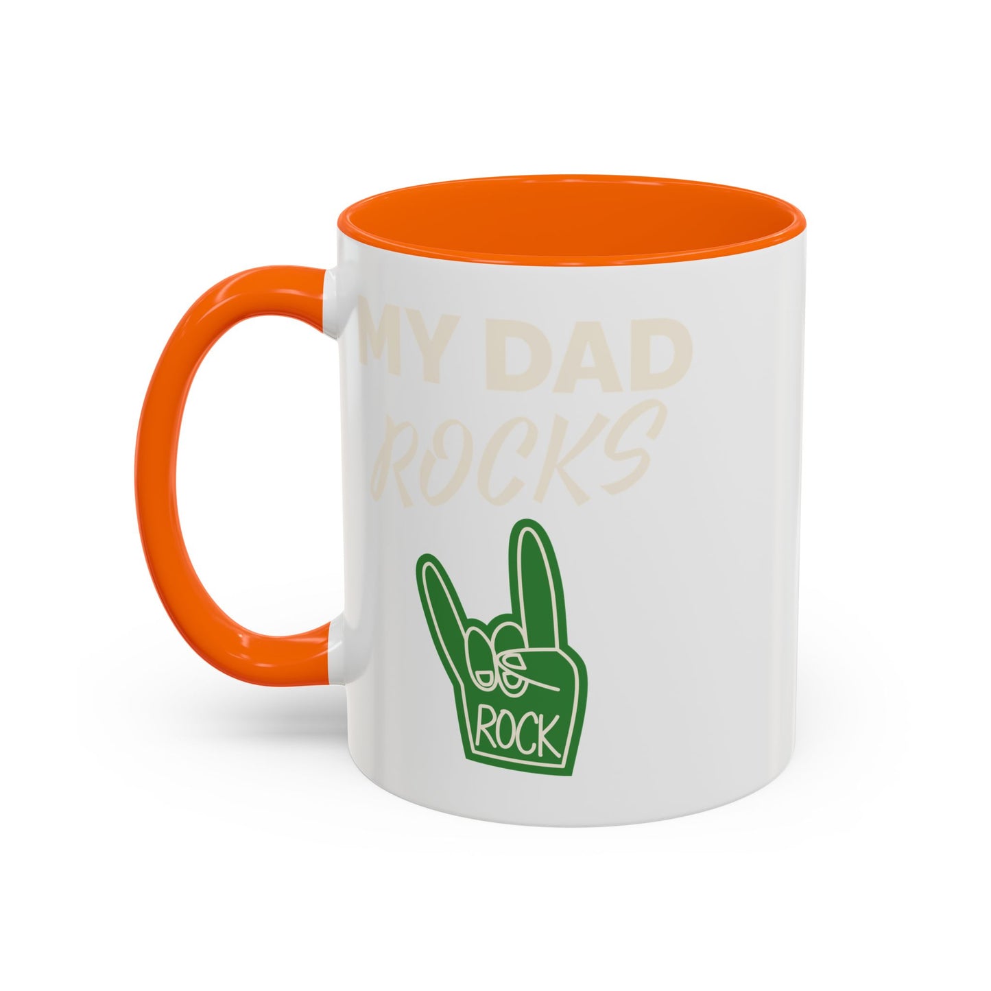 My dad rocks coffee mug
