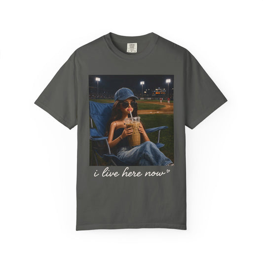 I live here now T-shirt