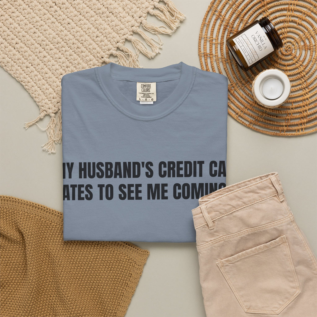 Husbands credit card tee