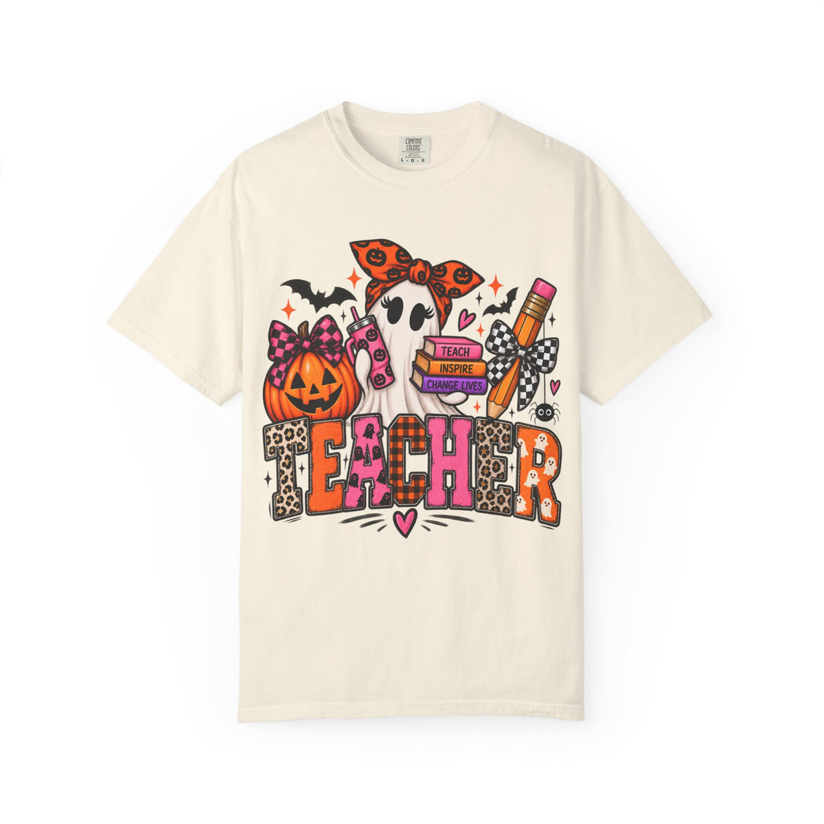 Spooky teacher tee