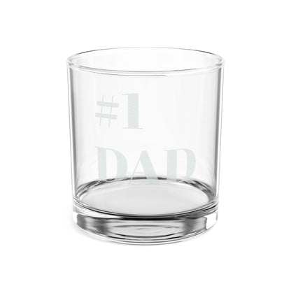#1 DAD Whiskey Glass, 10.5oz (Engraving)
