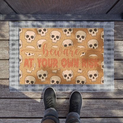 Beware at your own risk doormat