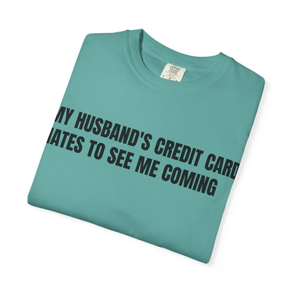 Husbands credit card tee