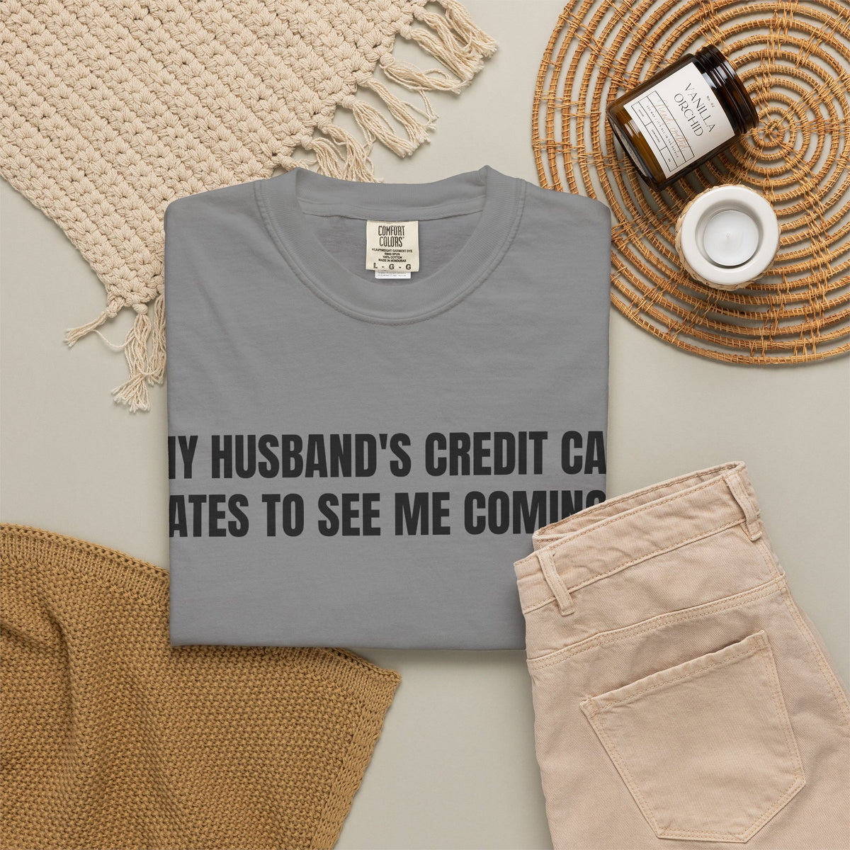 Husbands credit card tee