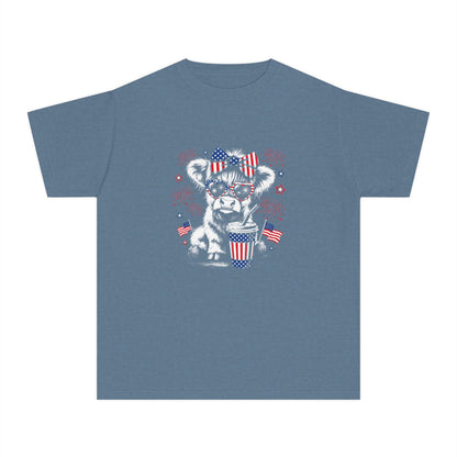 Patriotic cow T-shirt