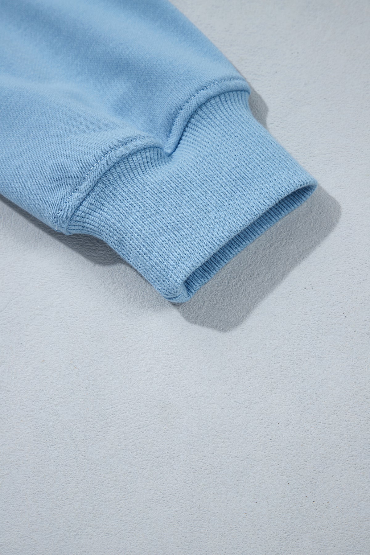 Beau Blue Polka Dot Hooded Zip-Up Sweatshirt