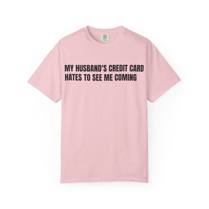 Husbands credit card tee