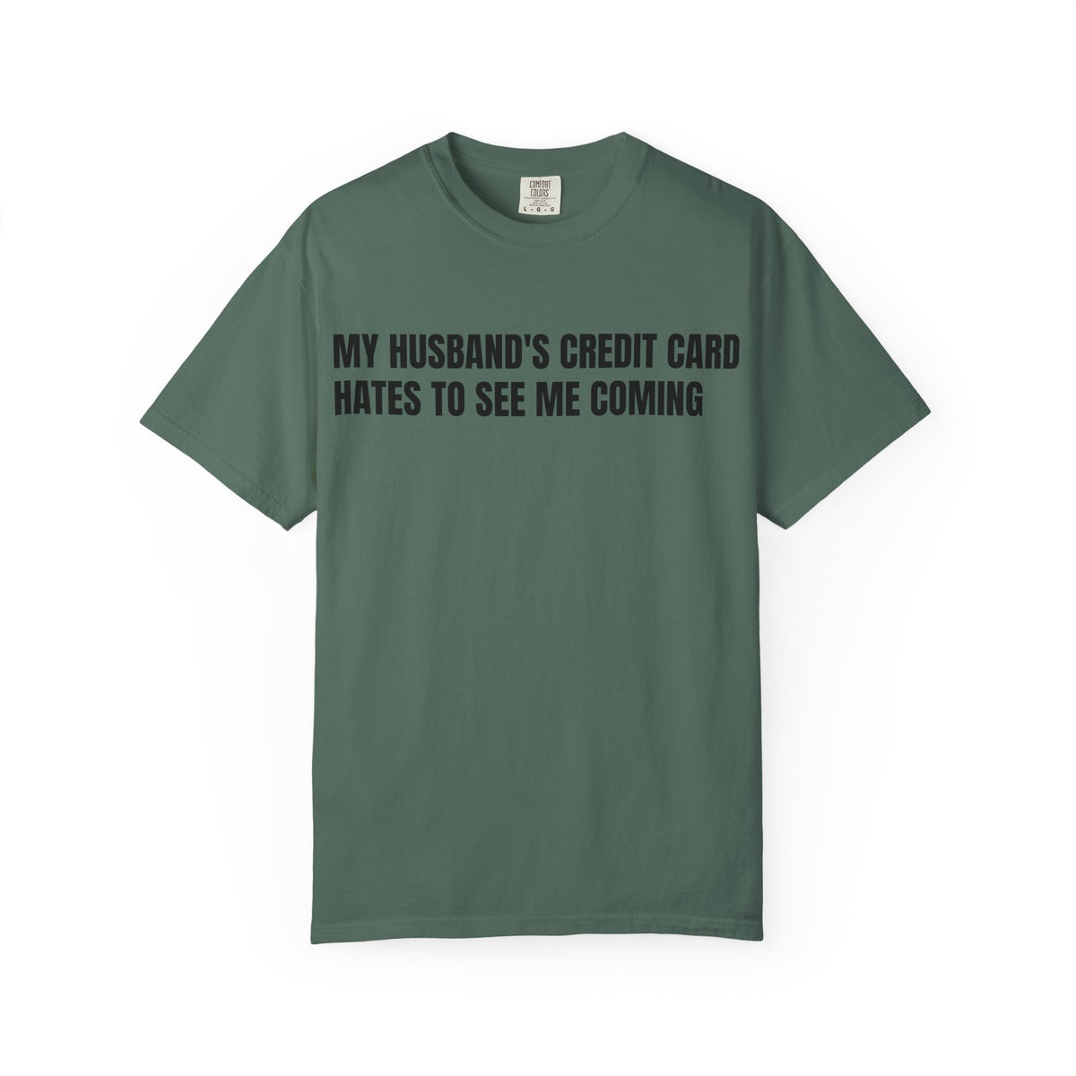 Husbands credit card tee