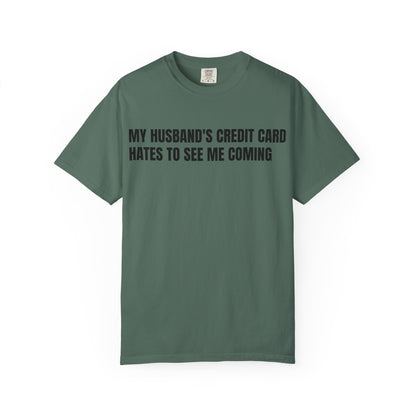 Husbands credit card tee