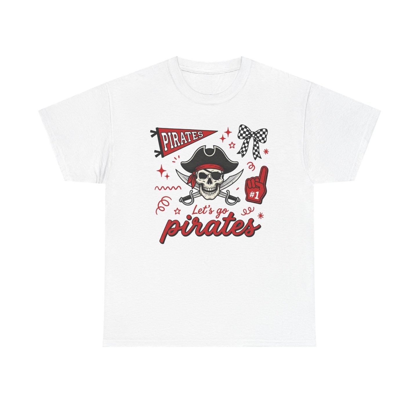 Go pirates tee