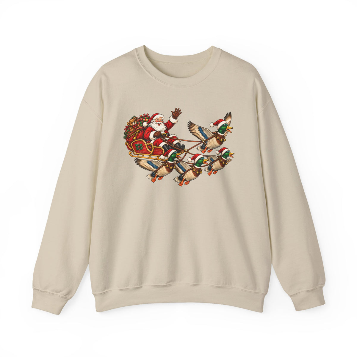 Santa Mallard Crewneck Sweatshirt