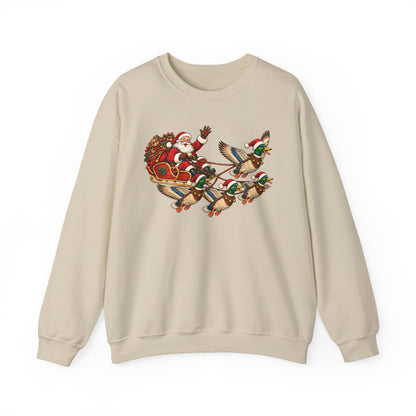 Santa Mallard Crewneck Sweatshirt