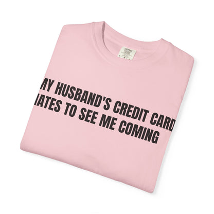 Husbands credit card tee