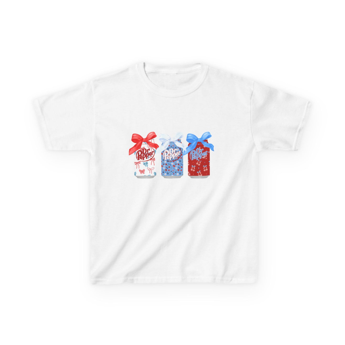 Kids Tee — Red, White & Blue Dr. Pepper