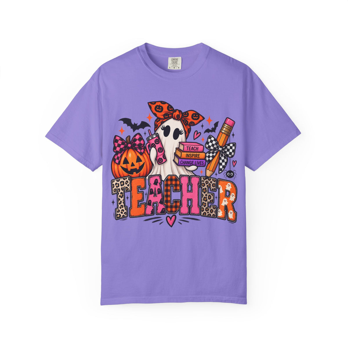 Spooky teacher tee