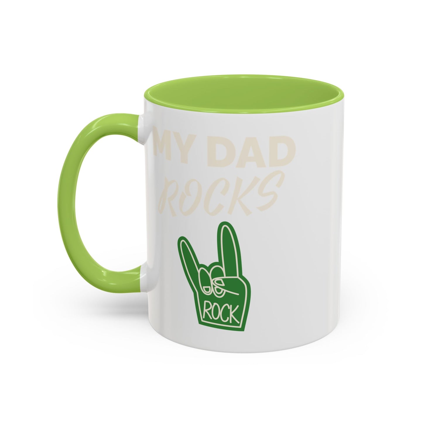 My dad rocks coffee mug