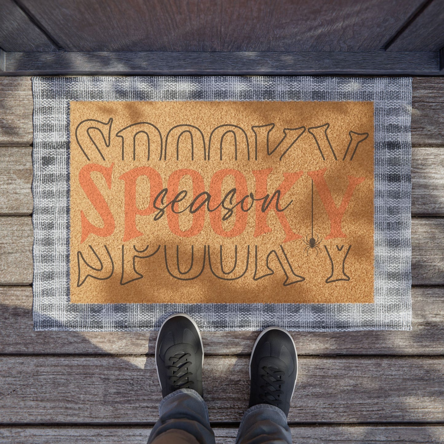 Spooky season doormat
