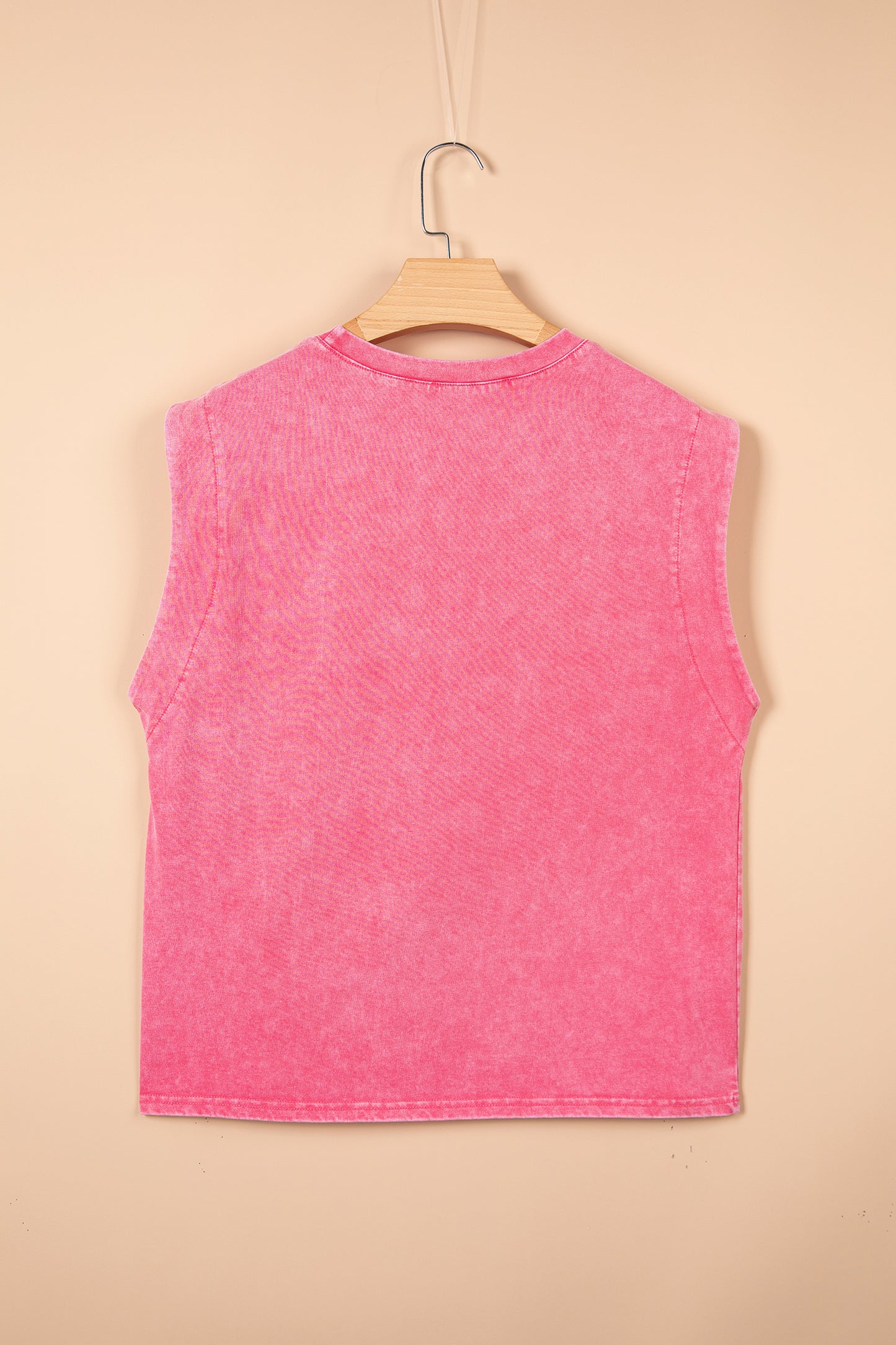 Bonbon Bonbon Toner Washed Wild West Whiskey Print Sleeveless Muscle Top
